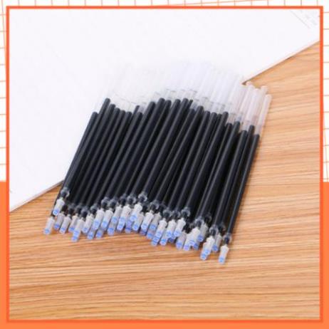Tặng kèm 1 cây viết, Combo 10 Ngòi Bút Gel  Ruột Bút Gel 0,5mm 13cm Đủ Màu Đen Đỏ Xanh, Lắp Vừa Bút Gel Nắp Cài