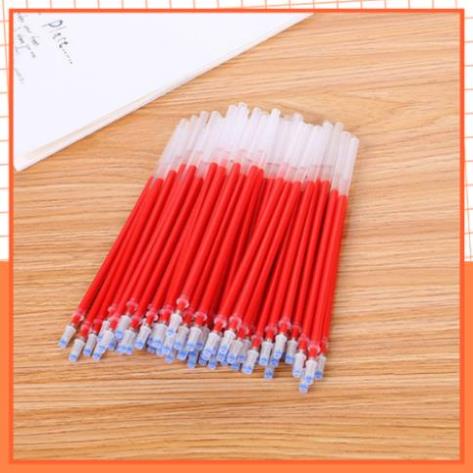 Tặng kèm 1 cây viết, Combo 10 Ngòi Bút Gel  Ruột Bút Gel 0,5mm 13cm Đủ Màu Đen Đỏ Xanh, Lắp Vừa Bút Gel Nắp Cài