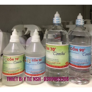 ✅ chai 500ml cồn ethanol y tế 70 độ 90 độ tomihu , cồn y tế ethanol 90 độ tomihu, cồn xịt sát khuẩn y tế 70 90 độ tomihu