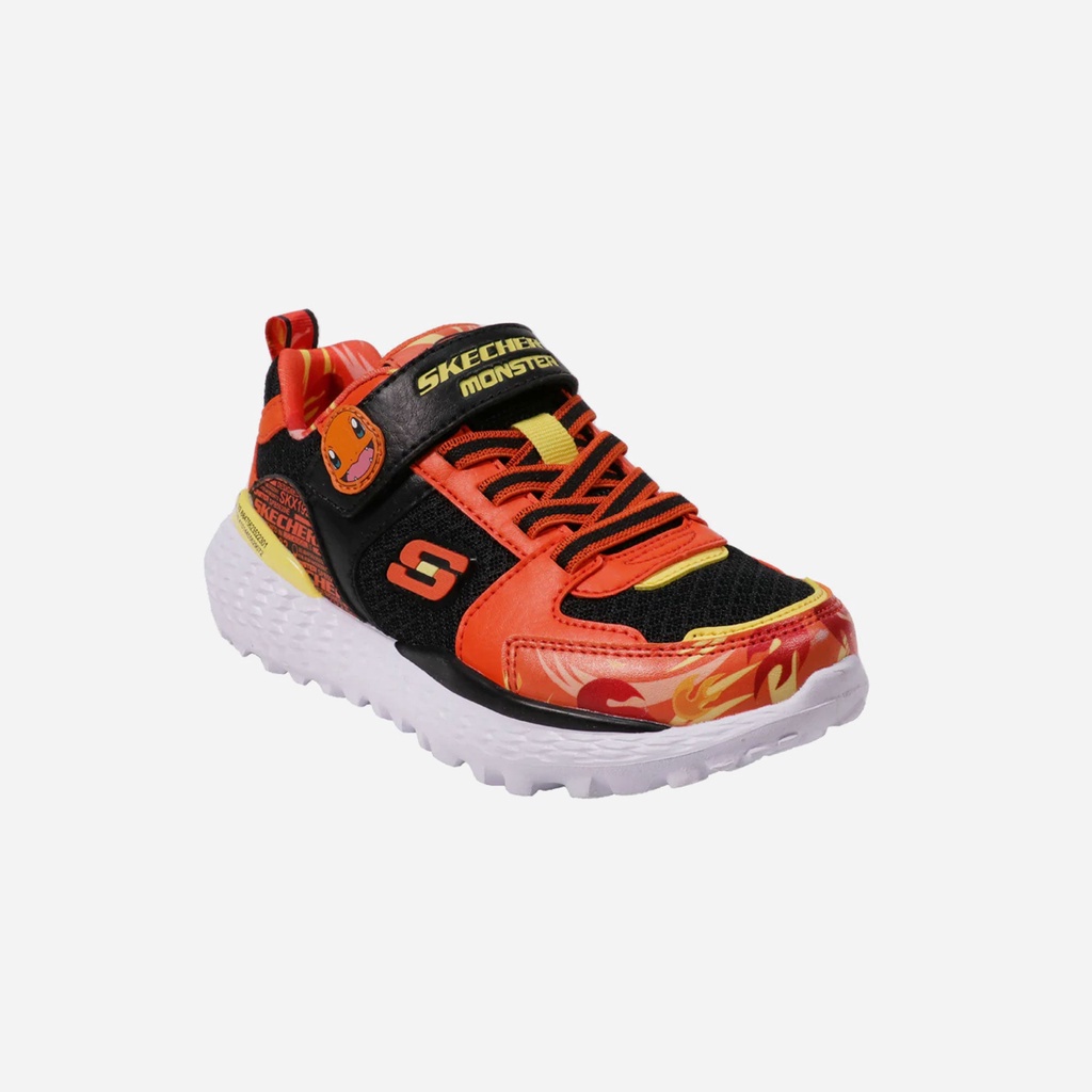 Giày sneaker bé trai Skechers Monster - 407104L-ORMT
