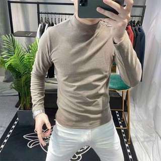 Áo giữ nhiệt nam hàng quảng châu cao cấp, áo thun nam dài tay cổ 3 phân cực ấm .