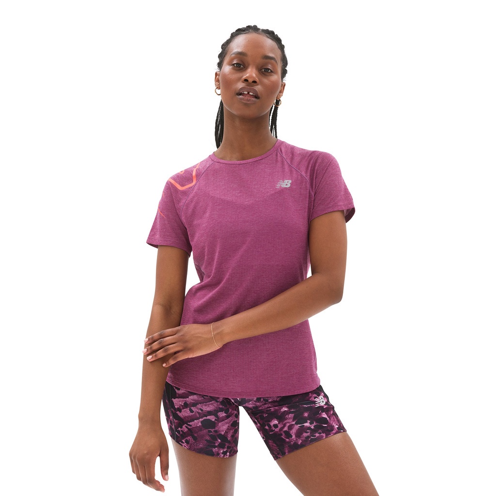 Áo thun thể thao nữ New Balance RUNNING T-SHIRT W RAISINHE - WT21263RNH