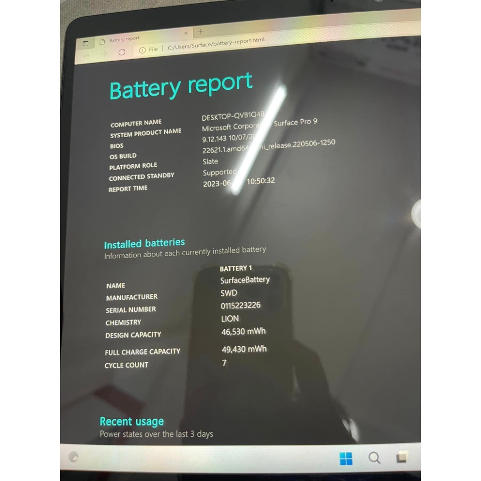 Máy tính bảng Surface Pro 9 | Core i7 / Ram 16gb/ Ssd 256 màn 13 inch Ngoại hình đẹp BH 1 đổi 1 -Shop uy tín