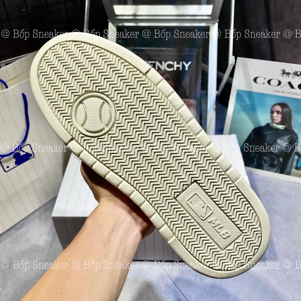 Giày MLB BIGBALL CHUNKY LINER B trắng nâu nhạt hot 2023