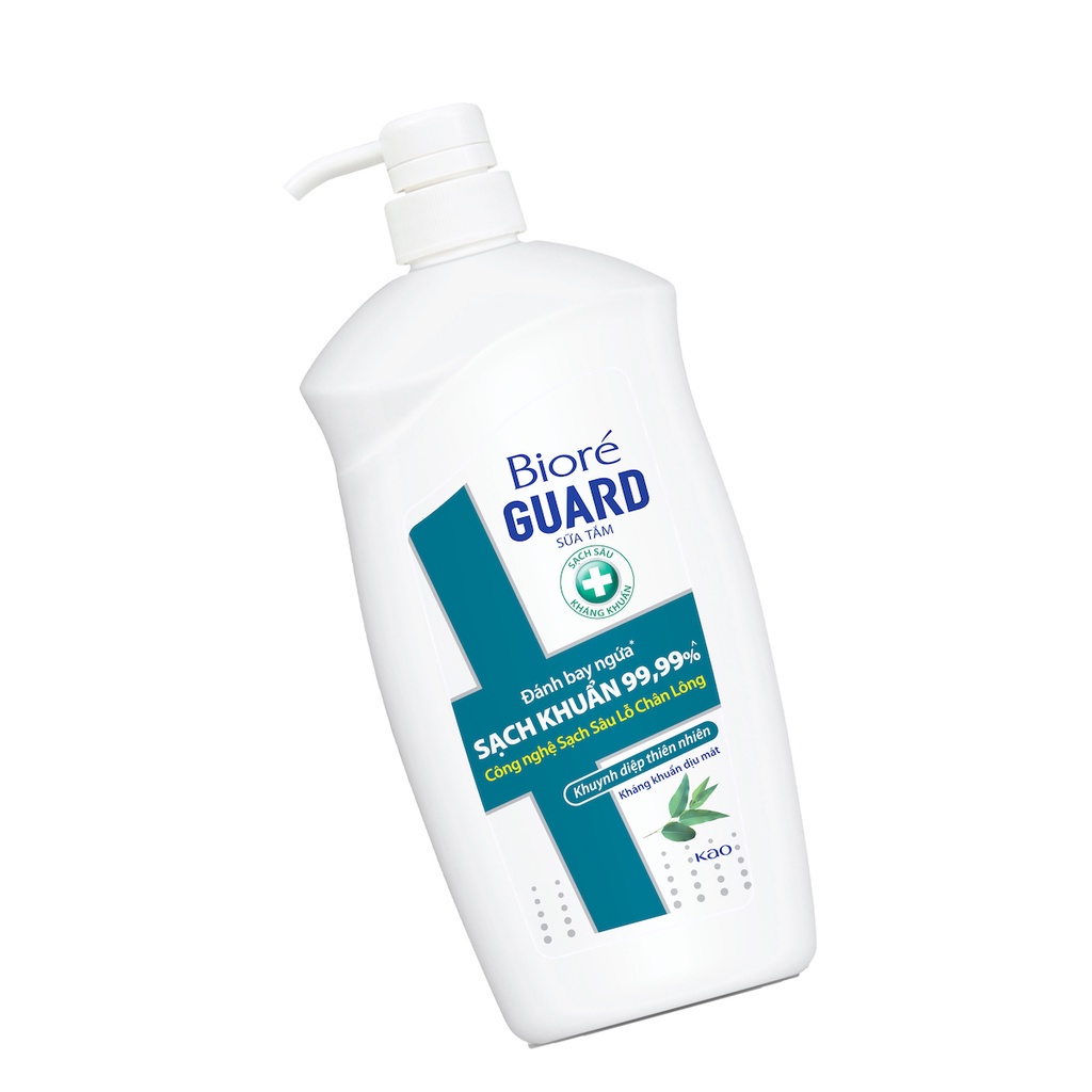Sữa Tắm Sạch Sâu Kháng Khuẩn Khuynh Diệp Thiên Nhiên Biore Guard 800g