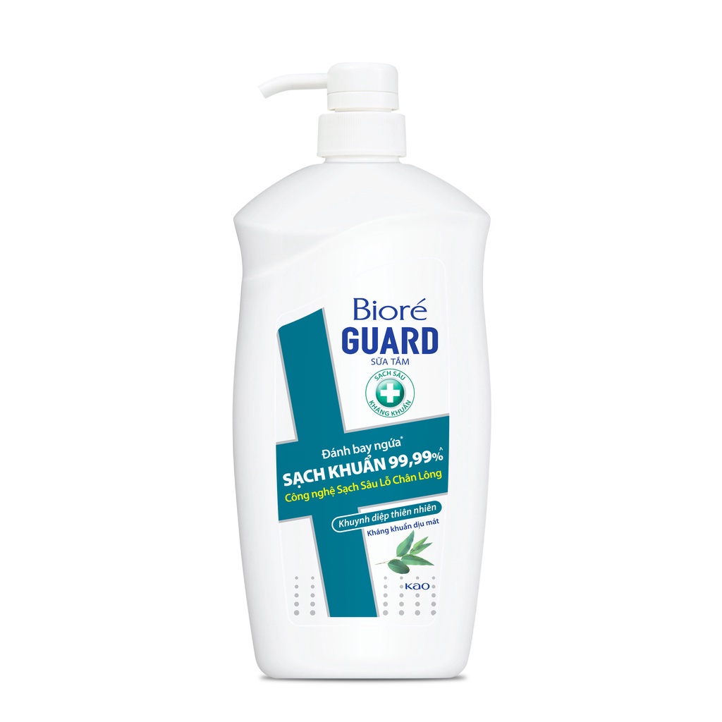 Sữa Tắm Sạch Sâu Kháng Khuẩn Khuynh Diệp Thiên Nhiên Biore Guard 800g
