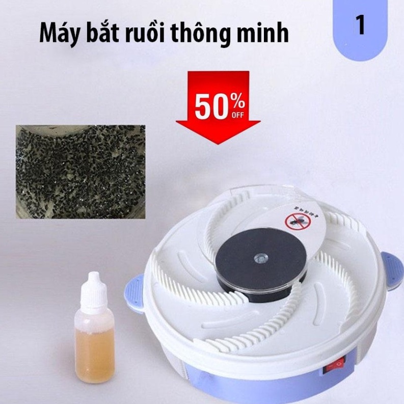 Máy Bắt Ruồi Tự Động🍀FREESHIP🍀Thông Minh,Máy Bắt Ruồi Chạy Điện Không Dùng Hóa Chất