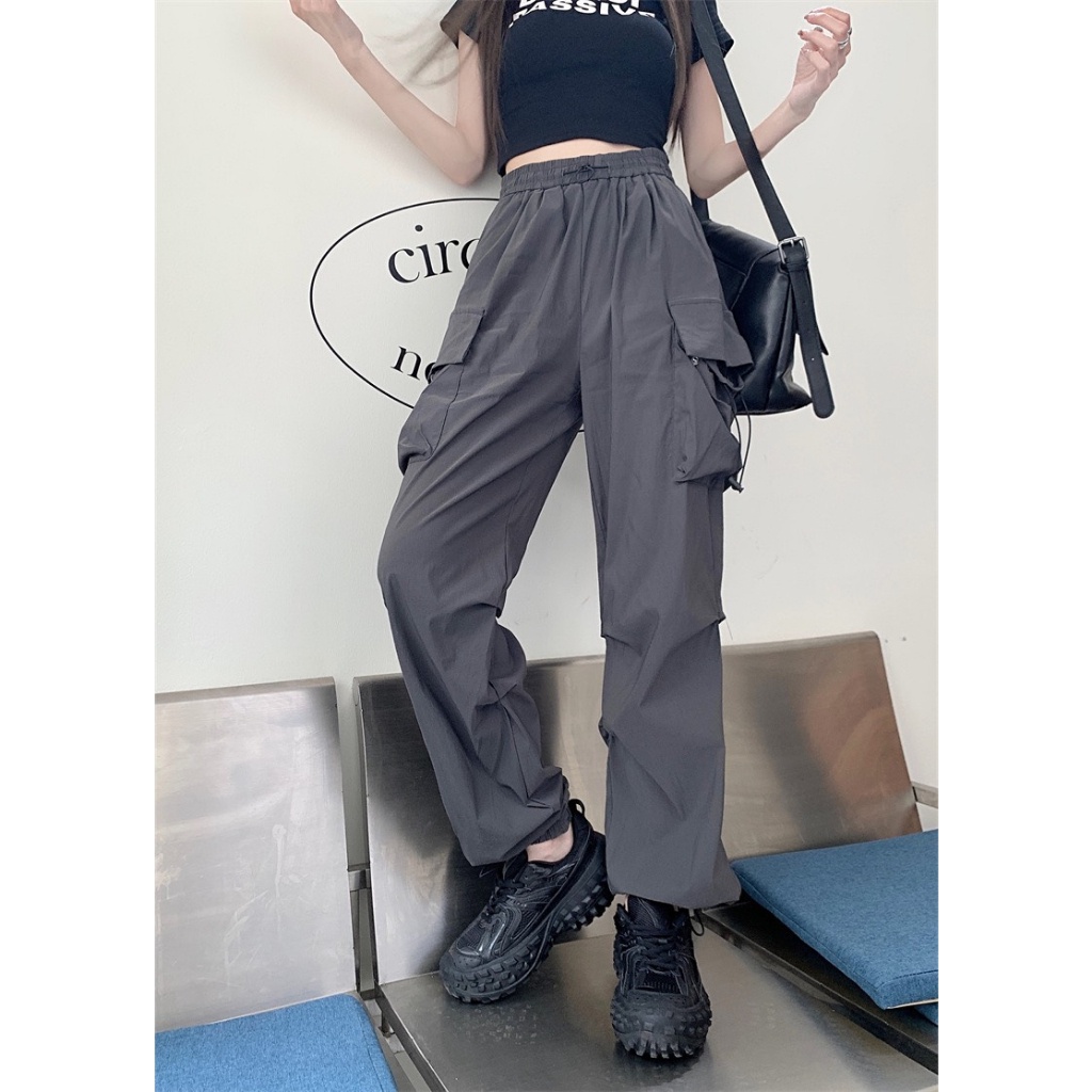 Quần Jogger túi hộp chất kaki mềm from rộng QU10