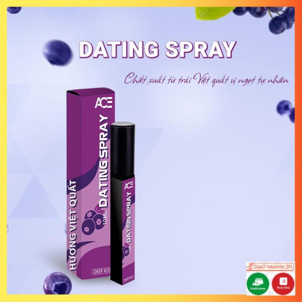 Xịt thơm miệng Deep Kiss ACE cho nam và nữ 10ml với 3 hương vị tự nhiên the mát khử mùi tức thì - MIKA SHOP