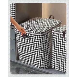 Túi Đựng Chăn 100l Màn Quần Áo Cỡ Lớn Có Nắp Kéo Khoá Sức Chứa Lớn