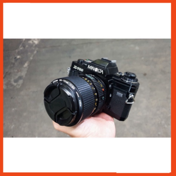 Máy ảnh Phim Minolta X700 + lens 50mm F1.4 + Lens 35-70mm F3.5 Marco - Mới 95%