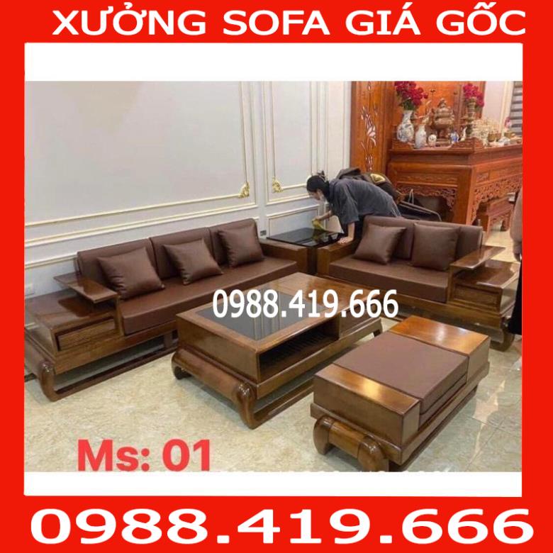 SALE GIÁ GỐC Ảnh thật kèm video sofa 2 văng đùi gà gỗ sồi nga giá gốc tại xưởng SALE