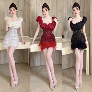 ĐẦM BODY DÚN PHỐI LÔNG CAO CẤP ( được kiểm tra hàng)