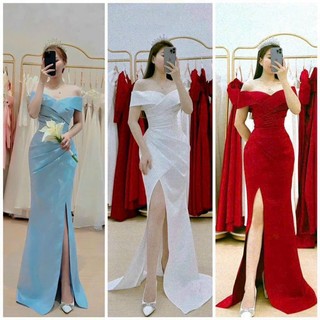 ĐẦM BODY BẸT XẾP LY XẺ ĐÙI TÔN DÁNG ( được kiểm tra hàng)