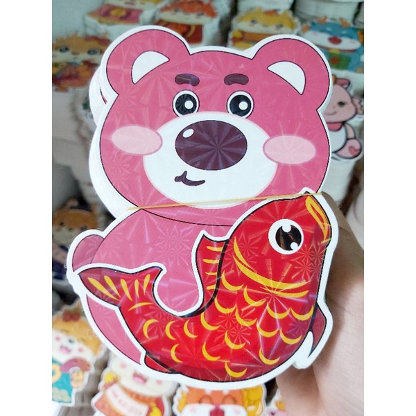 Sỉ combo 200 Bao lì xì hình thú chibi 3D Giáp Thìn