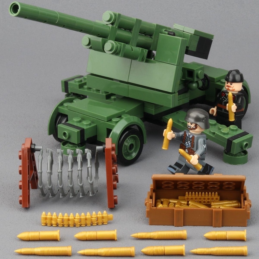 So Với lego Lắp Ráp Mô Hình Chiến Tranh Thế Giới ii Quân Đội Đức Lính Cứu Hỏa Đức