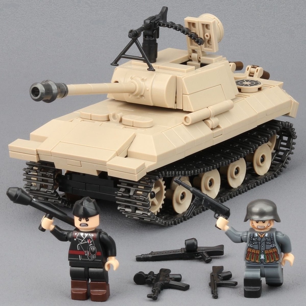 So Với lego Lắp Ráp Mô Hình Chiến Tranh Thế Giới ii Quân Đội Đức Lính Cứu Hỏa Đức