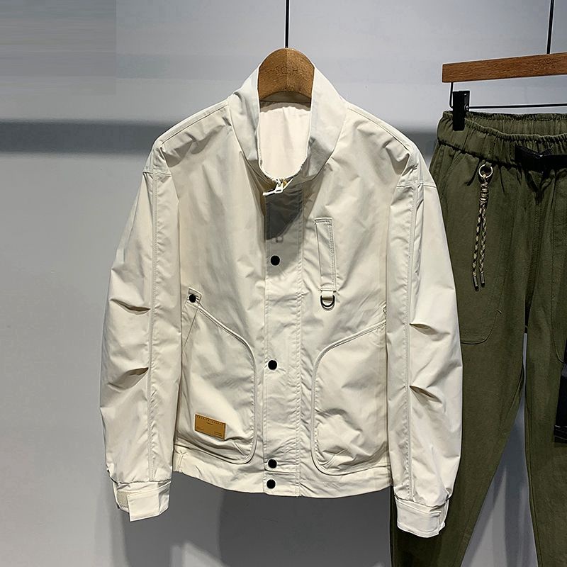 Áo Khoác Cổ Đứng Thời Trang Xuân Thu 2023 Cho Nam