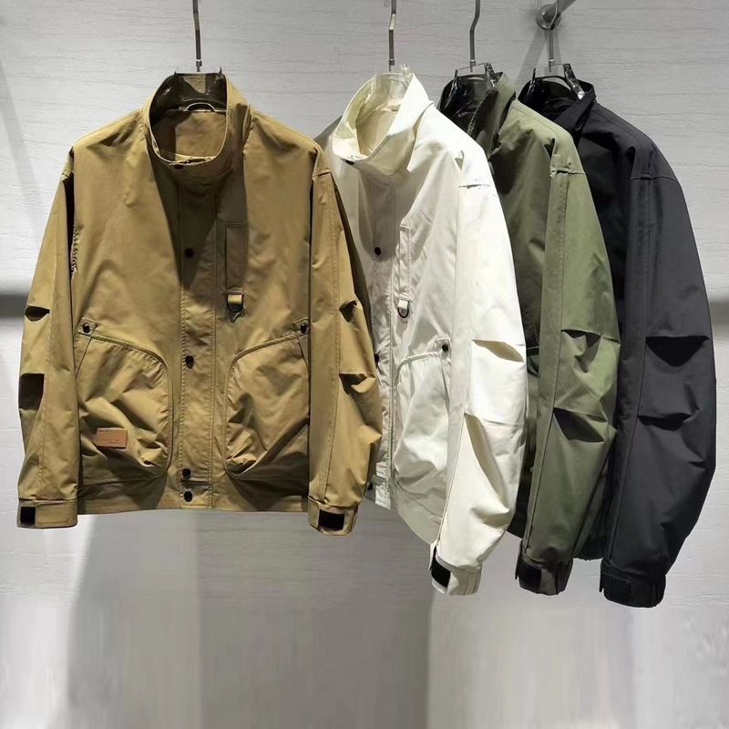 Áo Khoác Cổ Đứng Thời Trang Xuân Thu 2023 Cho Nam