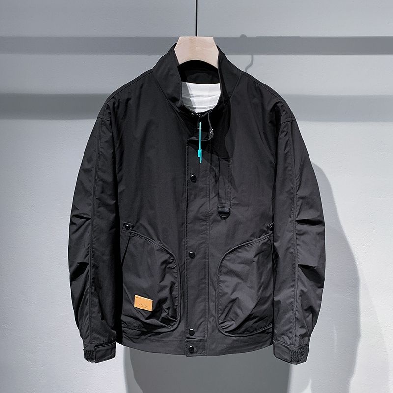 Áo Khoác Cổ Đứng Thời Trang Xuân Thu 2023 Cho Nam