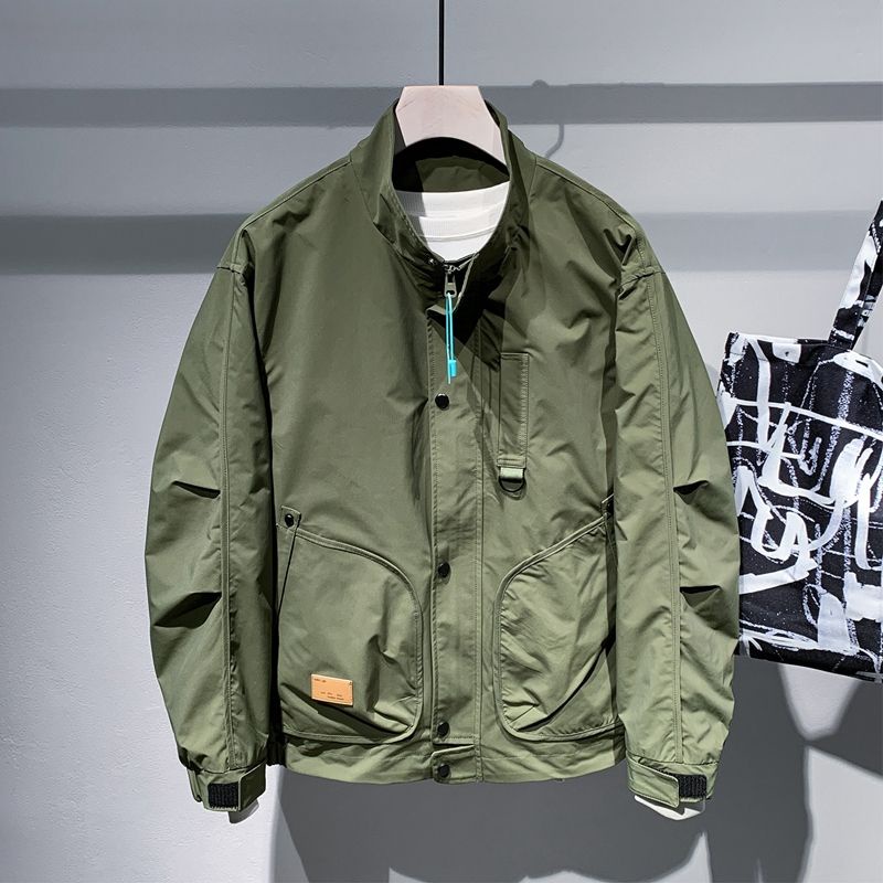 Áo Khoác Cổ Đứng Thời Trang Xuân Thu 2023 Cho Nam