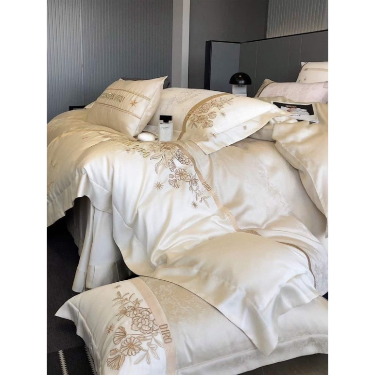 Bộ chăn ga gối Tencel 80s thương hiệu Di-or cao cấp Bee House