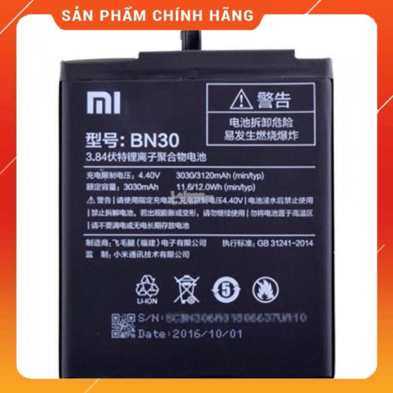 Pin Xiaomi Redmi 4a, Pin BN 30 new zin