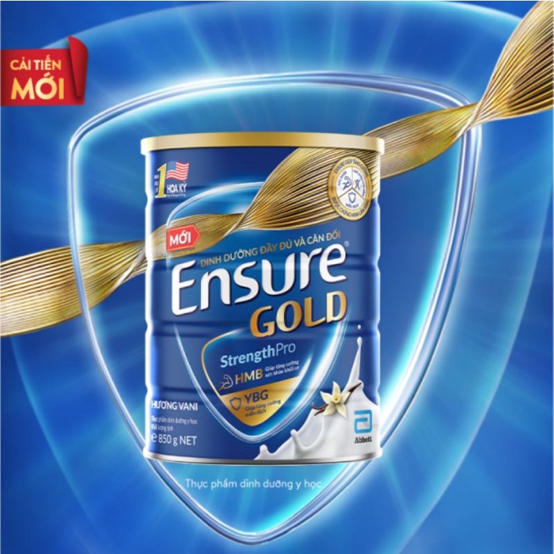 Sữa bột Ensure Gold Abbott -850g