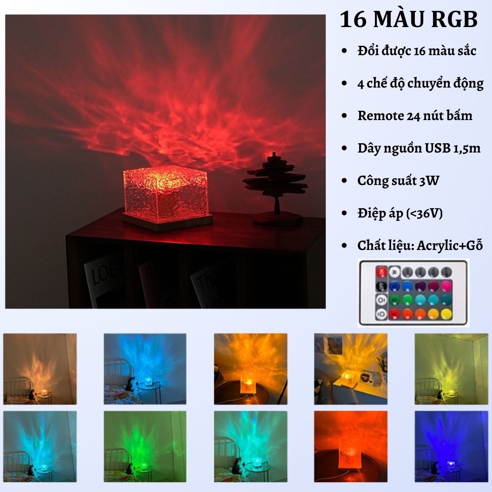 Đèn Ngủ Để Bàn 3D Hình Ngọn Lửa Decor Phòng Siêu Đẹp