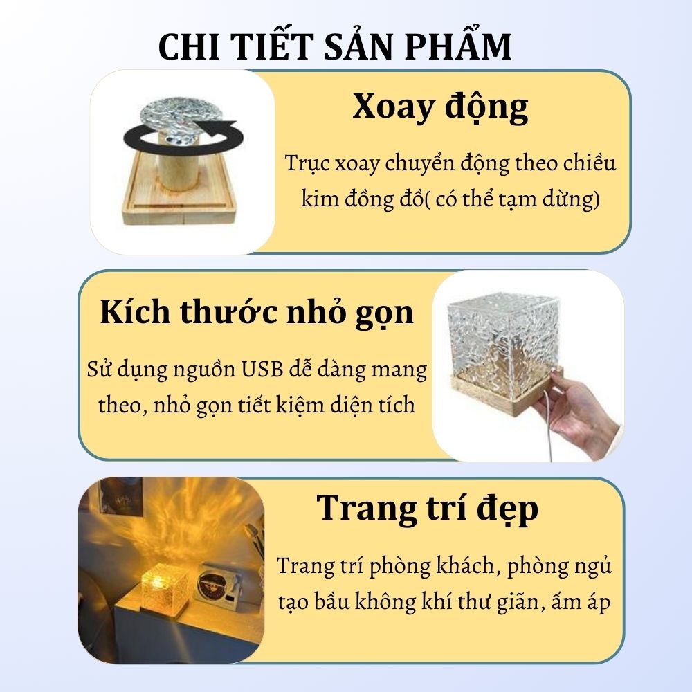 Đèn Ngủ Để Bàn 3D Hình Ngọn Lửa Decor Phòng Siêu Đẹp