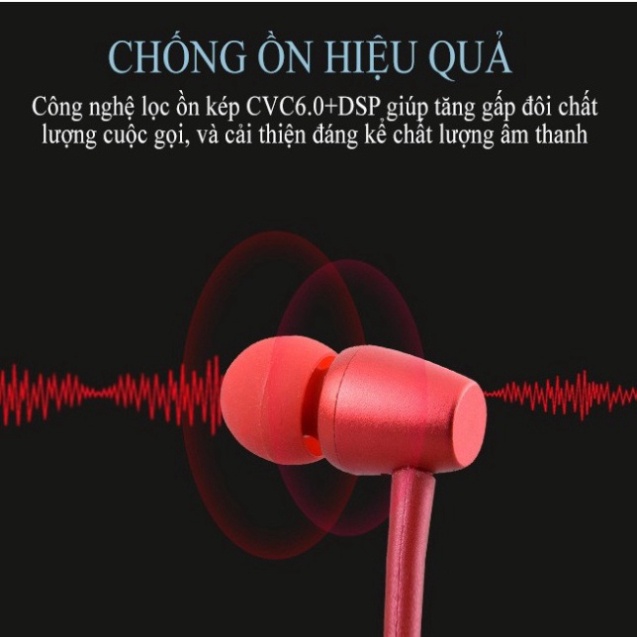 Tai nghe Bluetooth H700 thể thao tai nghe đeo cổ không dây hỗ trợ thẻ nhớ pin trâu âm thanh bass đỉnh cao Secido.shop