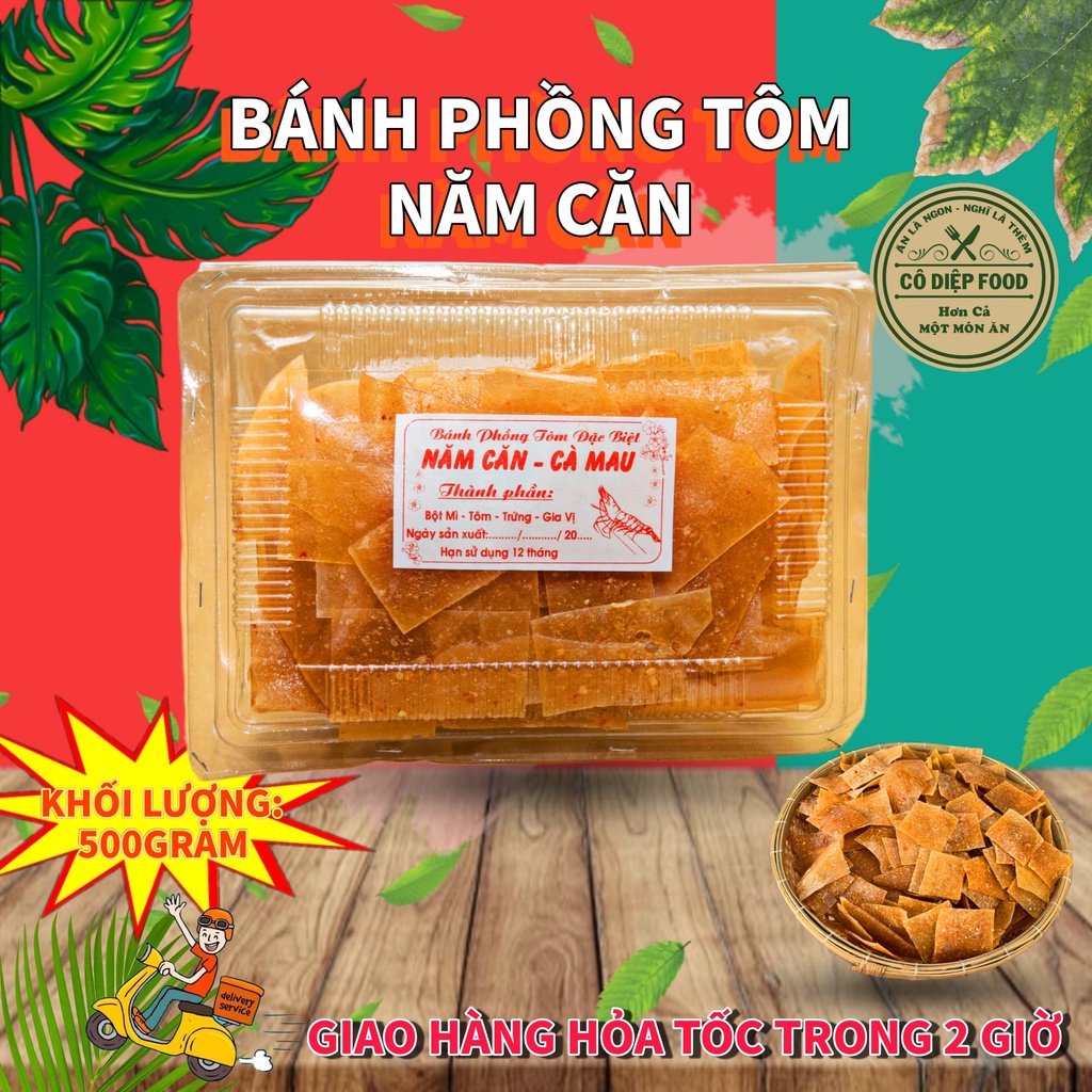 2 Vỉ Bánh Phồng Tôm Cà Mau