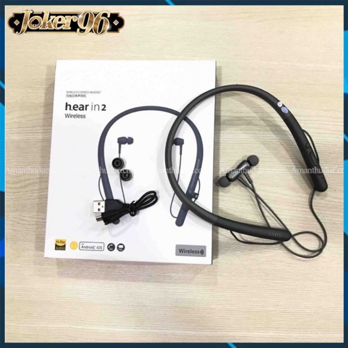 Tai Nghe Bluetooth Quàng Cổ H700 Pin Cực Trâu, Chống Nước, Hỗ Trợ Thẻ Nhớ, Chống Ồn - Tai Nghe Bluetooth Mini Oneshop000