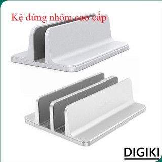 ❤️ Giá đỡ laptop, Kệ dựng gọn macbook bằng nhôm dạng đứng cứng cáp, sang trọng - 2 loại 1 khe và 2 khe