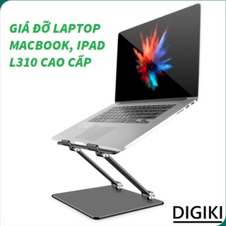 Giá đỡ LAPTOP, MACBOOK L301 bằng nhôm có thể điều chỉnh được độ cao, đế tản nhiệt laptop, đế kê laptop nhôm