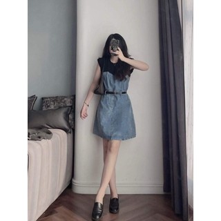 VÁY COTTON PHỐI JEAN
