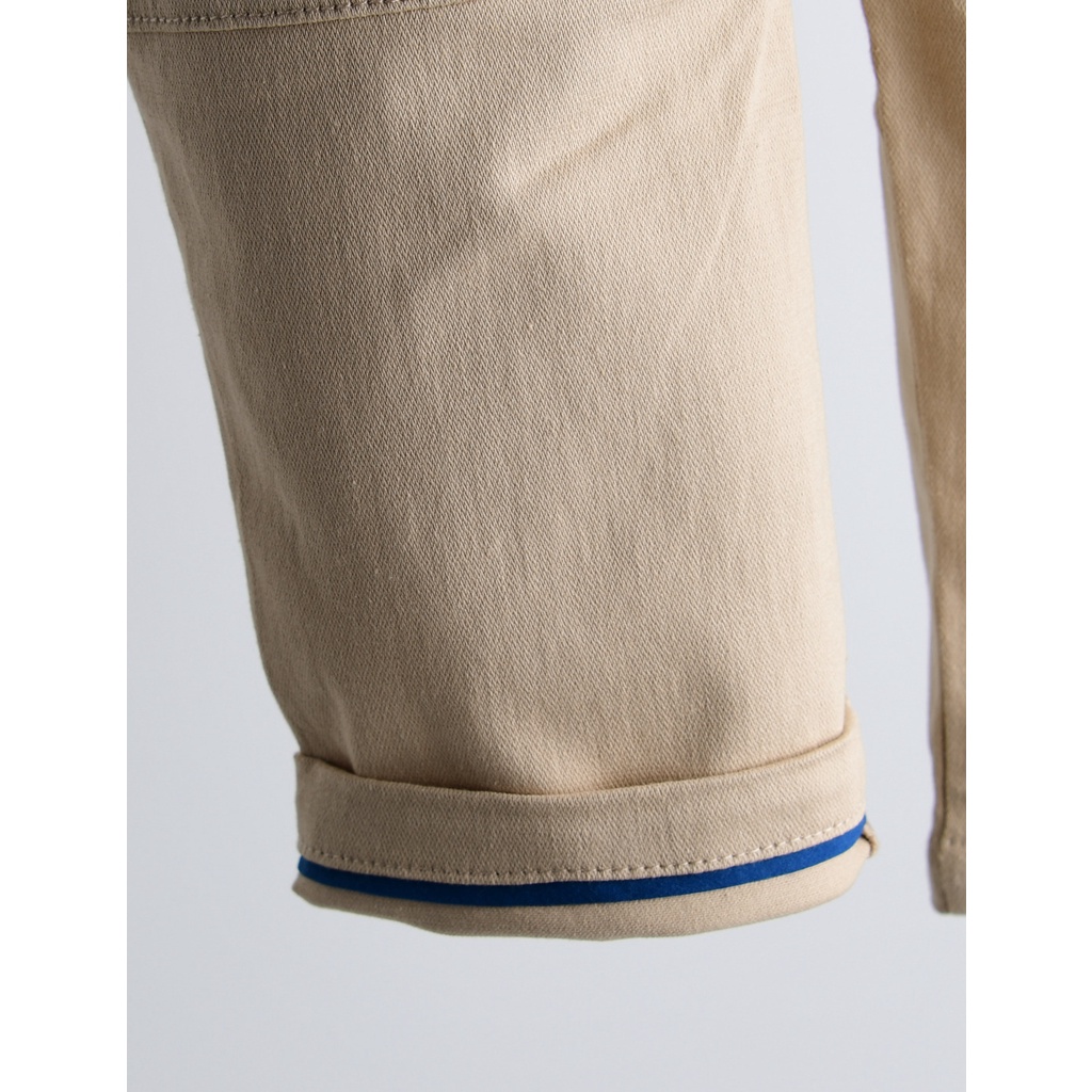 Quần kaki dài Moimoln màu be túi vuông size 100-140