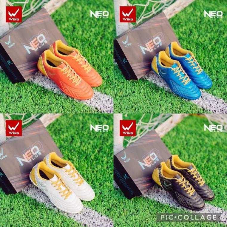 Giày thể thao, đá bóng, đá banh chính hàng Wika Neo Plus bản 2023 Full box, bền đẹp mềm ôm chân, nhiều màu sắc. T