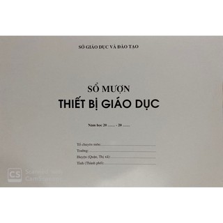 Sổ mượn thiết bị giáo dục