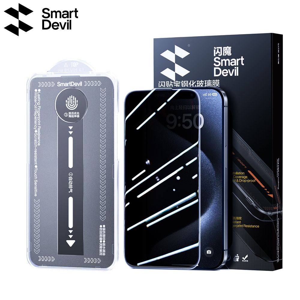 SmartDevil Kính Cường Lực Bảo Vệ Màn Hình Cho iphone 15 / 15plus / 15pro / 15promax