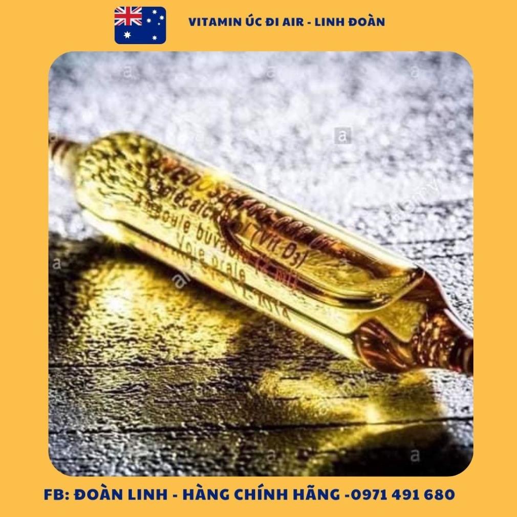 Vitamin D3 1 liều 3 tháng Uvedose Pháp dành cho bé trên 18 tháng, Hàng chuẩn Pháp, D3 liều cao