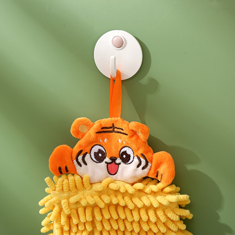 Munroe Chenille Khăn Lau Tay Thấm Hút Nước Hình Động Vật Hoạt Hình Cho Nhà Bếp Phòng Tắm