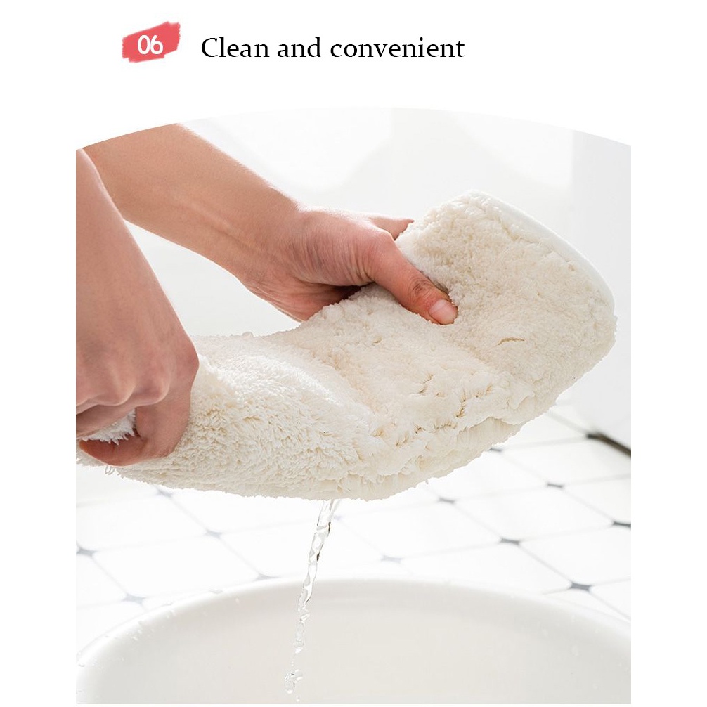 Thảm chùi chân FLYINGBEAR chống trượt thấm hút nước cho phòng tắm