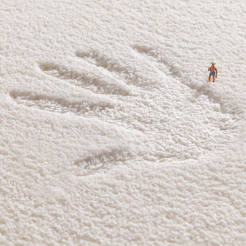 Thảm chùi chân FLYINGBEAR chống trượt thấm hút nước cho phòng tắm