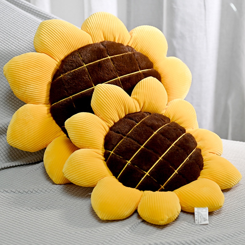 Flyingbear Gối Tựa Lưng Hình Hoa Hướng Dương Trang Trí Phòng Khách / sofa / Xe Hơi