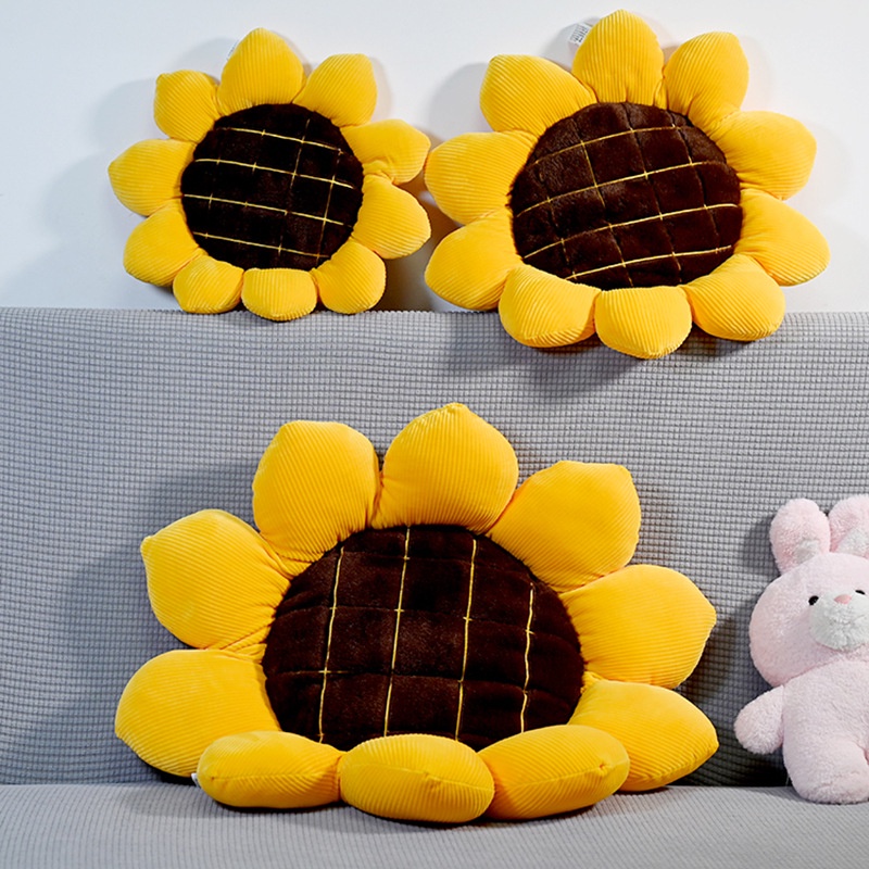 Flyingbear Gối Tựa Lưng Hình Hoa Hướng Dương Trang Trí Phòng Khách / sofa / Xe Hơi