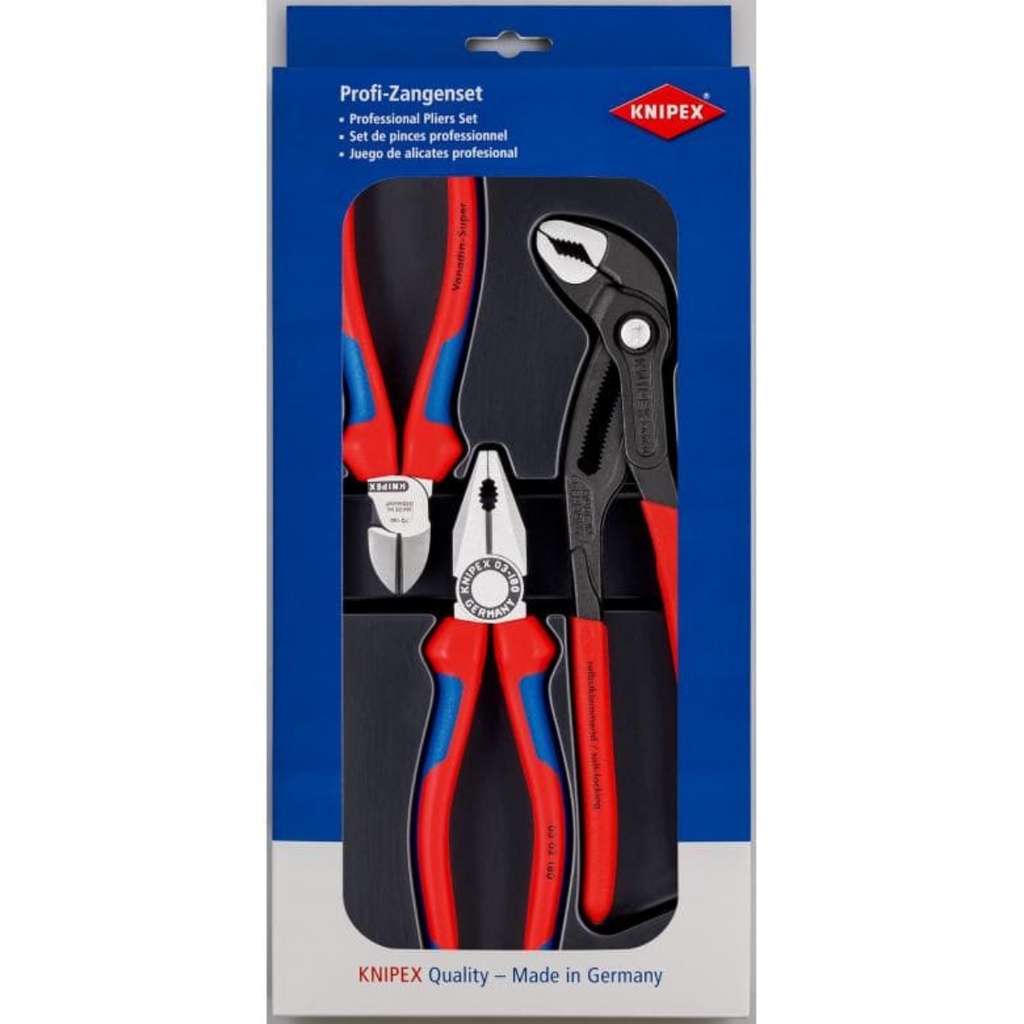 BỘ 3 CÂY KỀM KNIPEX - BESTSELLER SET 00 20 09 V01