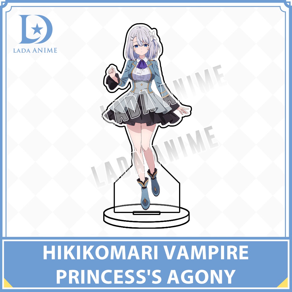 Mô hình standee acrylics nhân vật hikikomari kyuuketsuki no monmon anime light novel trang trí làm quà tặng Lada Anime