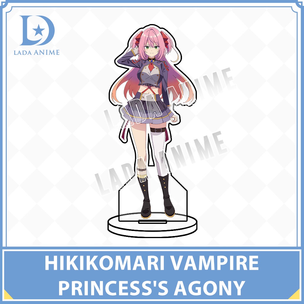 Mô hình standee acrylics nhân vật hikikomari kyuuketsuki no monmon anime light novel trang trí làm quà tặng Lada Anime