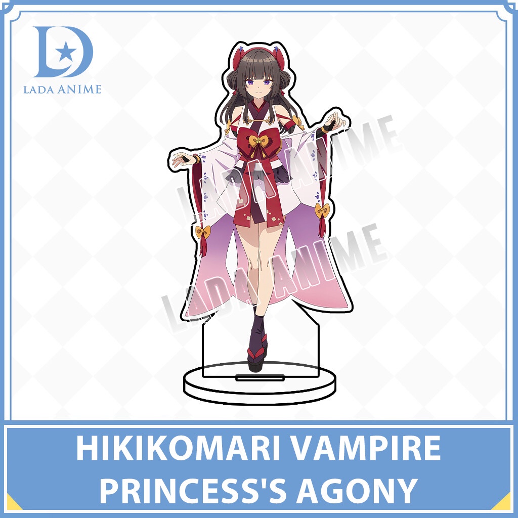 Mô hình standee acrylics nhân vật hikikomari kyuuketsuki no monmon anime light novel trang trí làm quà tặng Lada Anime